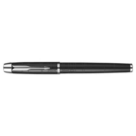 Tosafos IM Premium Fine Roller Ball Black with Chrome Trim Pen; Black Ink TO128773